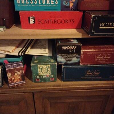 Game Closet Contents