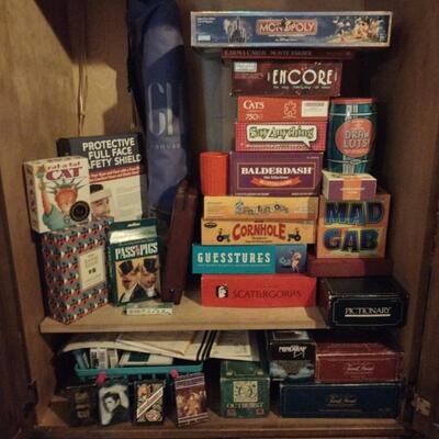 Game Closet Contents