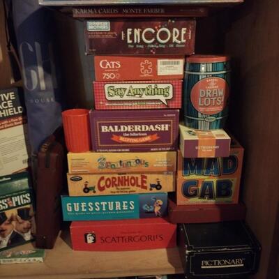 Game Closet Contents