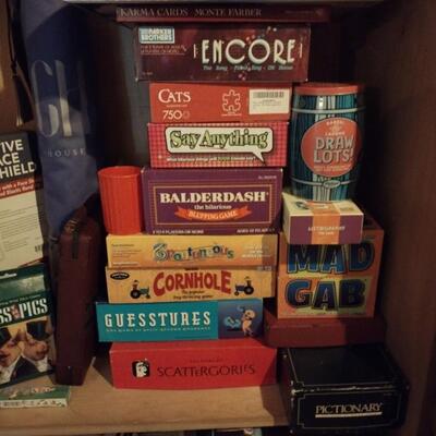 Game Closet Contents