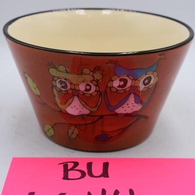 Owl Painted Bowl