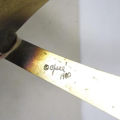 1980 Metal Art Signed By Artist