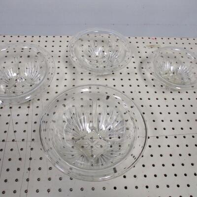 Glass Serving Bowl Set