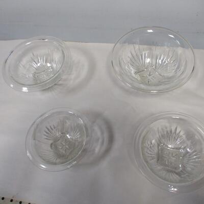 Glass Serving Bowl Set