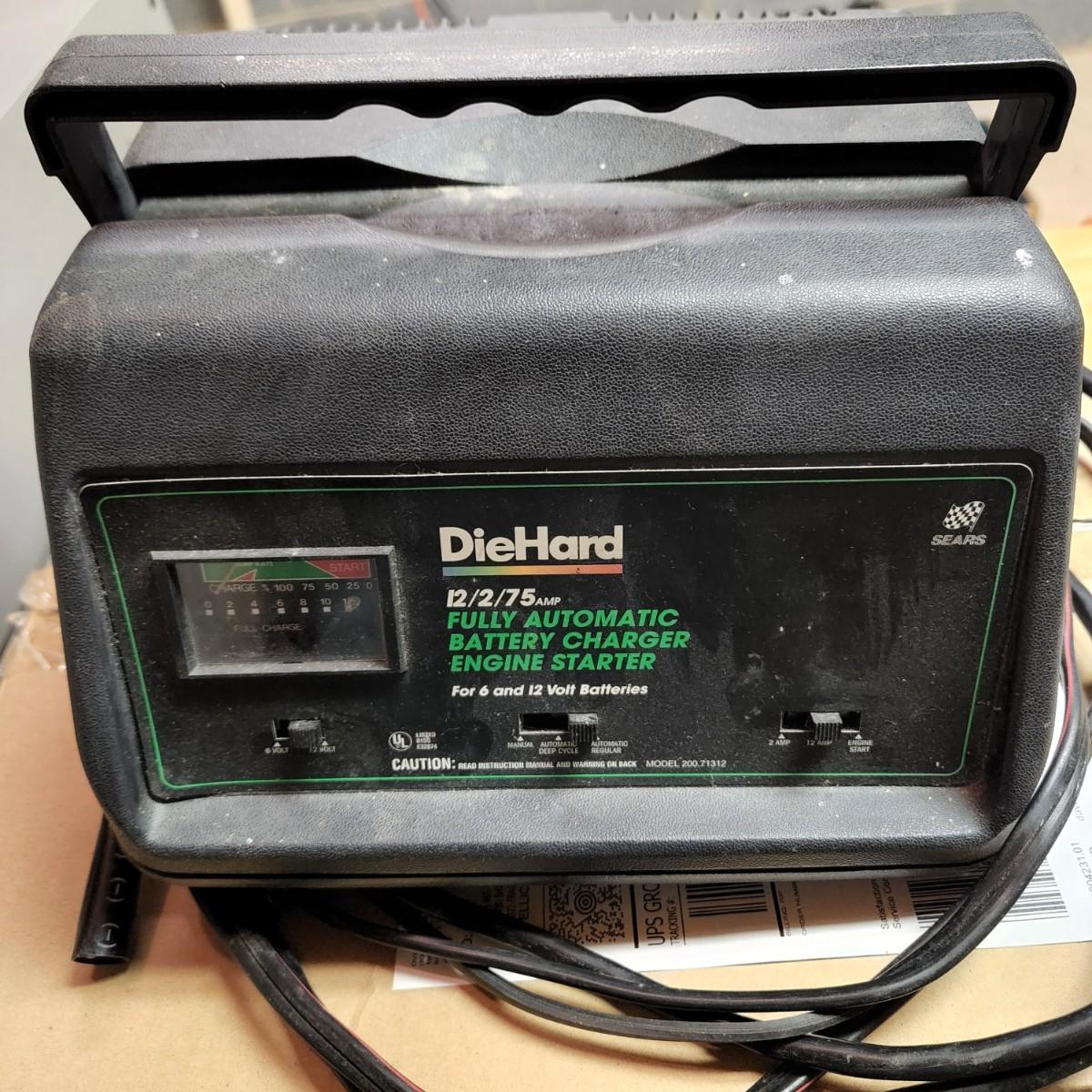 Sears Die Hard Battery Charger Engine Starter