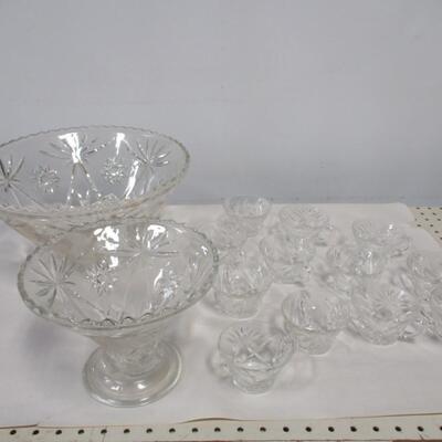 Crystal Punch Bowls & Glasses