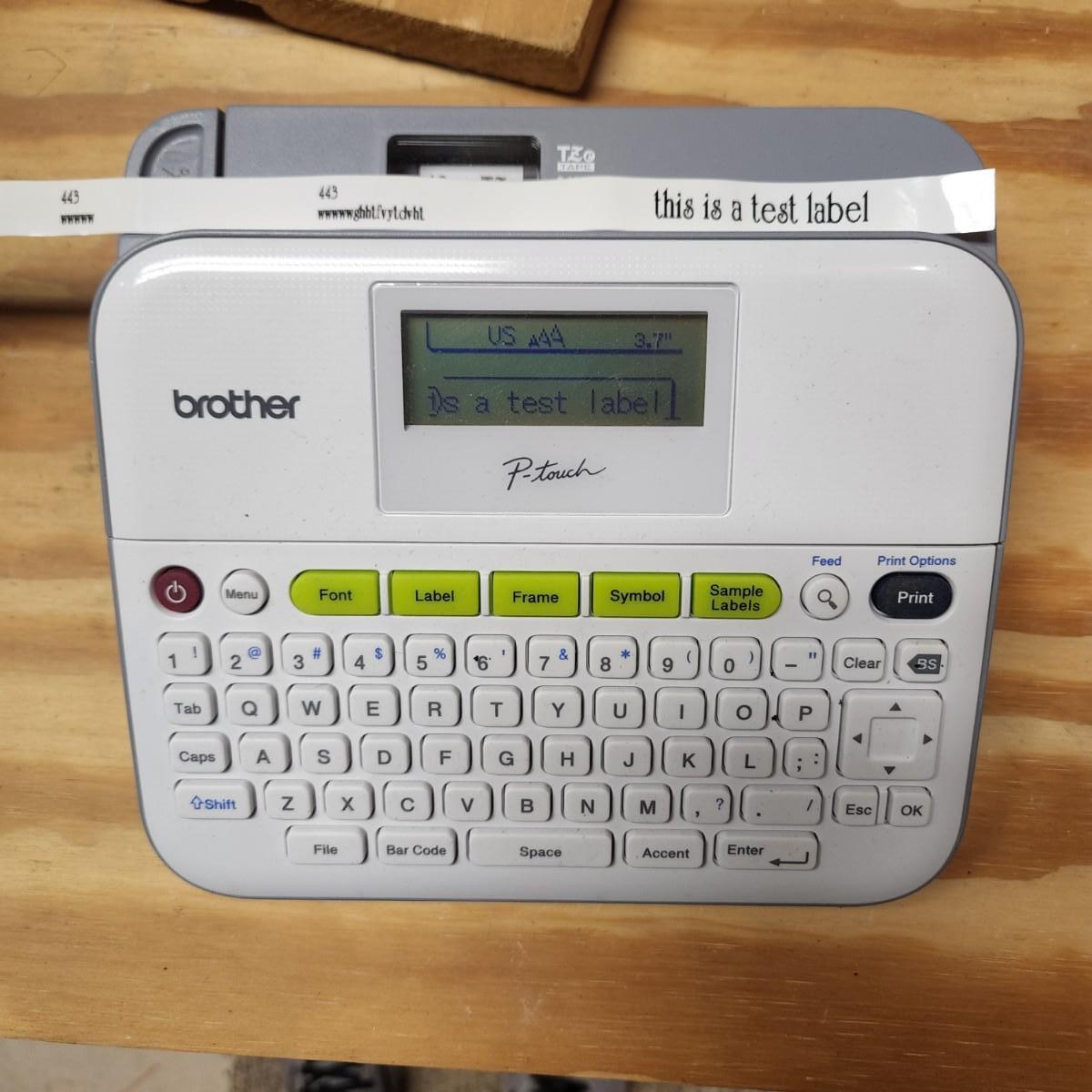 Brother Ptd400 Label Maker