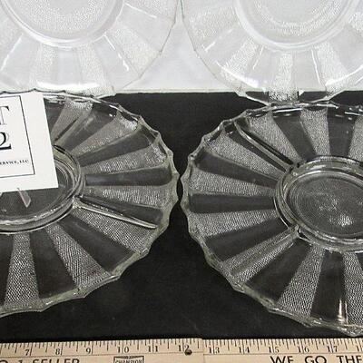 Depression Glass Large Trays and Divided Relish Dishes, Jeanette Glass Co