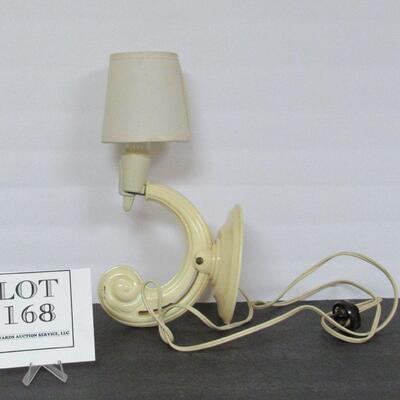 Vintage Art Deco Small Wall Bedroom Lamp Works