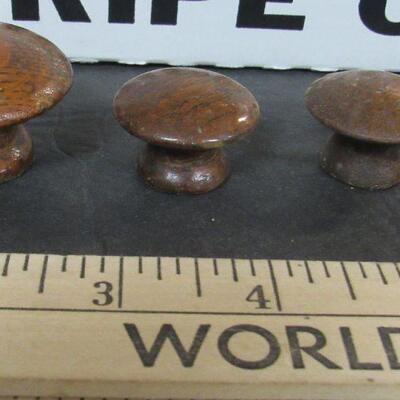 Wood Parts From Antique Bouffet
