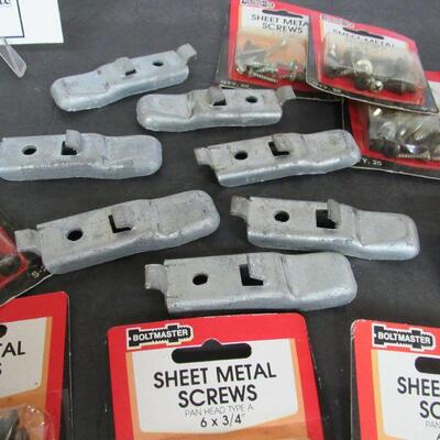 Lot of Mislabeled Screws and Shelf Hardware