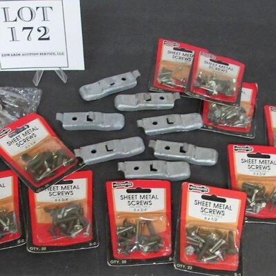 Lot of Mislabeled Screws and Shelf Hardware