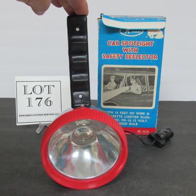 Car Spotlight With Safety Reflector In Box