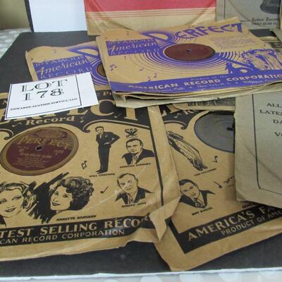 17 Vintage 78 RPM Records