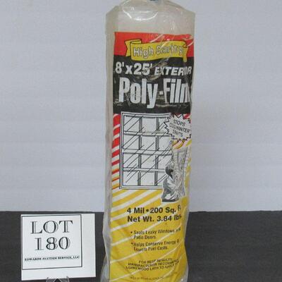 Nearly Full Roll Poly Film, External For Windows, 4 Mil