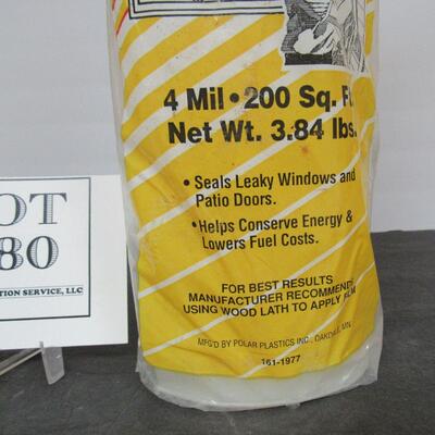 Nearly Full Roll Poly Film, External For Windows, 4 Mil