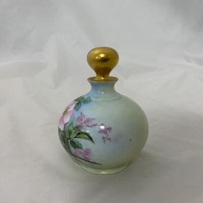 .56. Hand Painted Perfume | Limoges | c. 1890