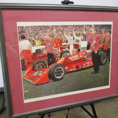 Indianapolis 500 Signed & Numbered Lithograph