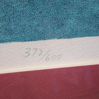 World Championship Of Tennis Signed & Numbered Lithograph