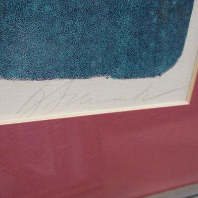 World Championship Of Tennis Signed & Numbered Lithograph