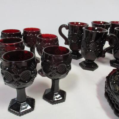 Ruby Red Dishes
