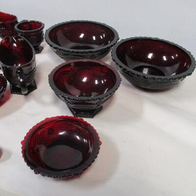 Ruby Red Serving Items