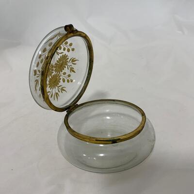 .68. Gold Gilded | Covered Box | Compote | c. 1900