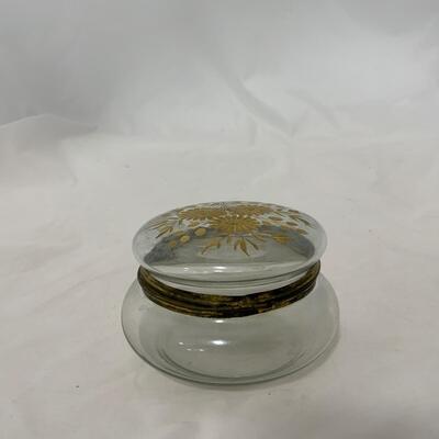 .68. Gold Gilded | Covered Box | Compote | c. 1900