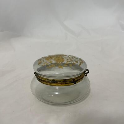 .68. Gold Gilded | Covered Box | Compote | c. 1900