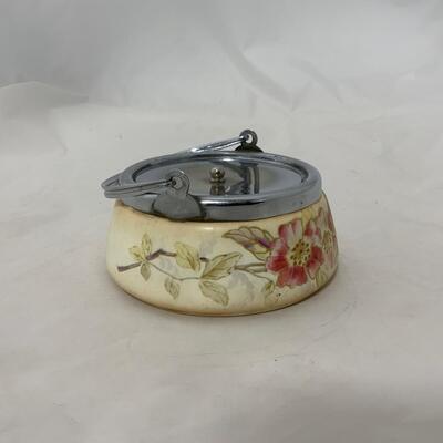 .69. Royal Bonn Hand Painted Cracker Jar | c. 1910