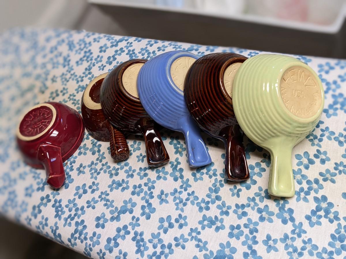 Vintage 6 Soup bowls McCoy Pottery for Heinz