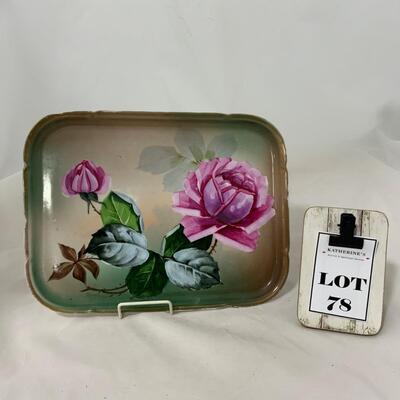 .78. Hand Painted Tray | Austria | c. 1890
