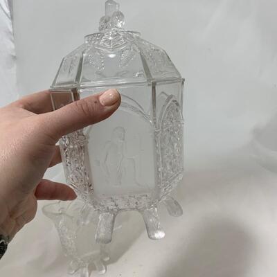 .80. Rare Find | Gothic Pressed Glass | c. 1880
