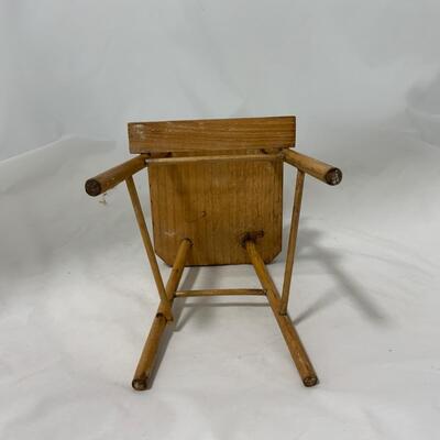 .83. Mini Wooden High Chair | c. 1900