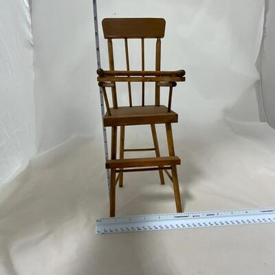 .83. Mini Wooden High Chair | c. 1900
