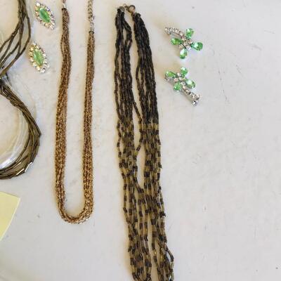 Lot of costume necklaces