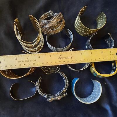 Cuff Bracelets Galore Lot of 12