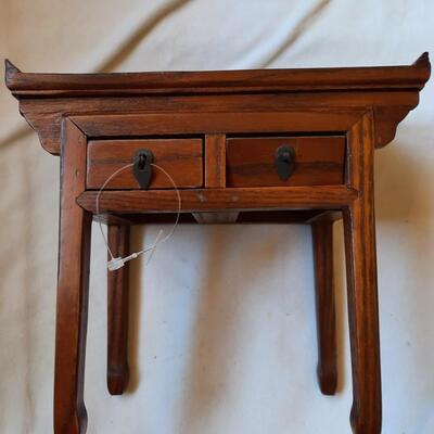 Miniature Asian Style Wood Table