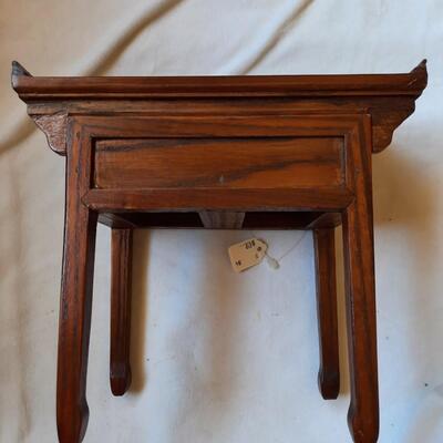 Miniature Asian Style Wood Table