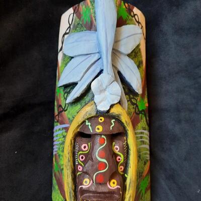 African Carved Wood Mask