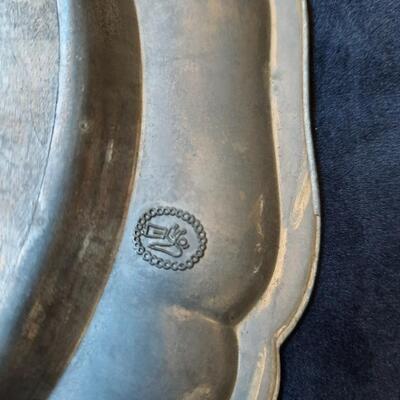Pewter Horse Plate Wall Decor