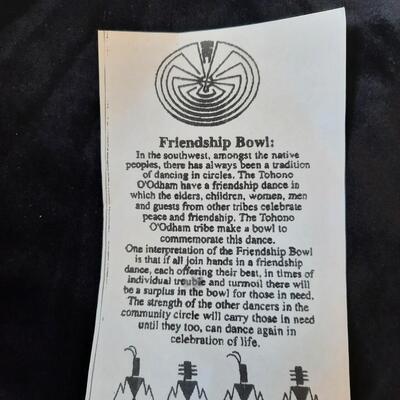 Tohono O'Odham Friendship Clay Bowl