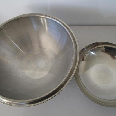 #43 Polar ware stainless steel heavy duty large bowl and decorative bowl