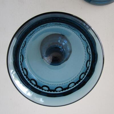 #58 Indiana Glass Co. "King's Crown" Compote dish with lid