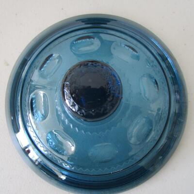 #58 Indiana Glass Co. "King's Crown" Compote dish with lid