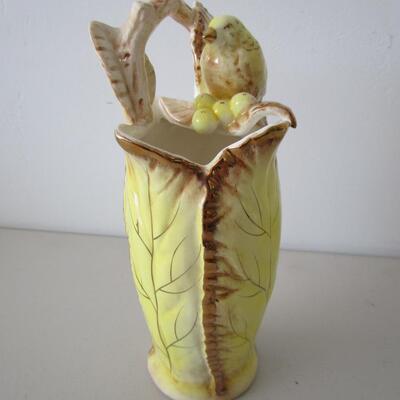 #60 Vintage Ucagco Yellow Bird Vase