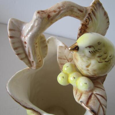 #60 Vintage Ucagco Yellow Bird Vase