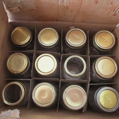 #64 Vintage Kerr Quart regular mouth canning jars