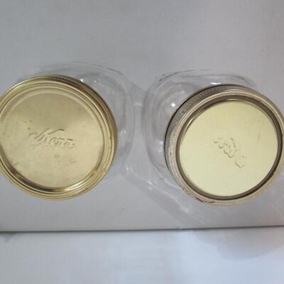 #66 Vintage Kerr 1/2 gallon wide mouth canning jars