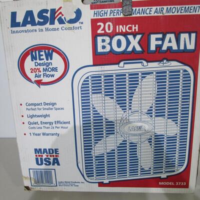 #71 Lasko box fan, model 3733